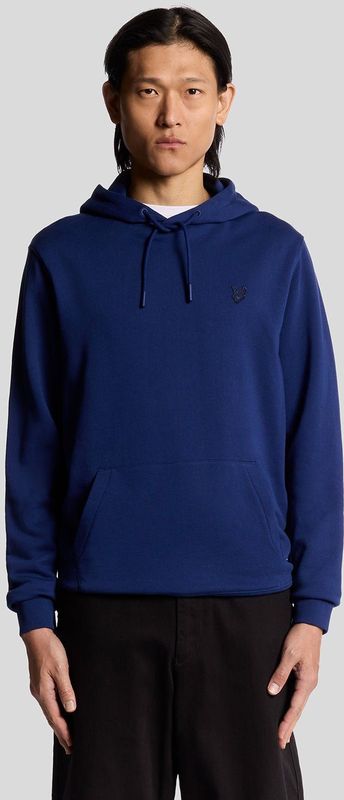 Lyle & Scott Superfine Cotton Loopback Hoodie - Blauw