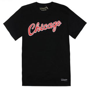 Mitchell & Ness - Chicago Bulls - T-shirt - Zwart