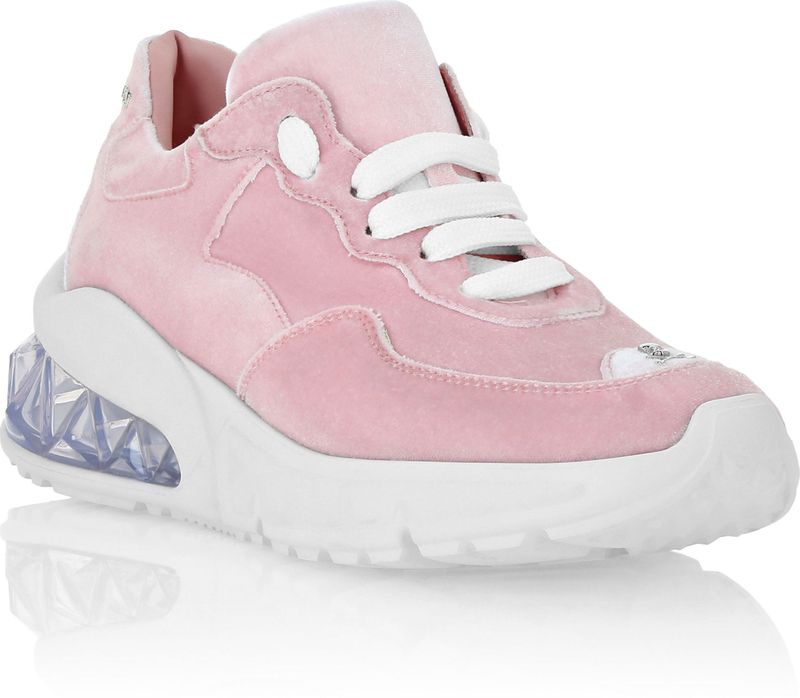Philipp Plein - Velvet Runner - Sneakers - Roze