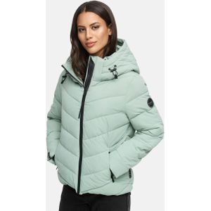 MARIKOO - Smokey-Mint - Winterjas - Dames - Waterafstotend - Afneembare Capuchon - Gewatteerd