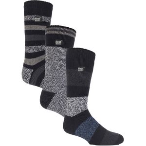Heat Holders3 paar thermo herensokken voor de winter - Blockstreep