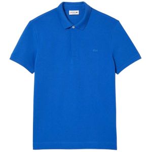 Lacoste Heren Paris Piqué Stretch Regular Poloshirt (Blauw)