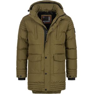 Alessandro Salvarini heren winterjas AS285 met teddyvoering en afneembare capuchon