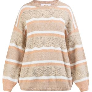 usha FESTIVAL oversized gebreide trui carnea