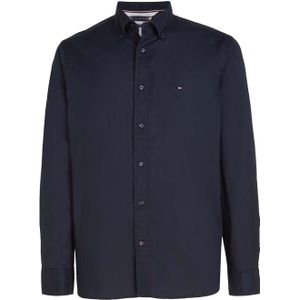 Tommy Hilfiger Heren Core Flex Poplin Overhemd (Blauw)