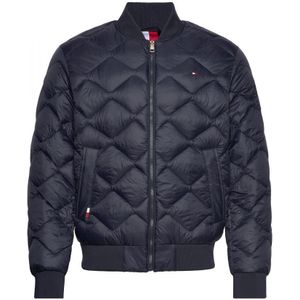 Tommy Hilfiger Jas zomer Quilted Bomber Blauw