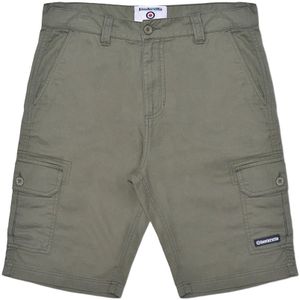 Lambretta Heren SS24 Cargo Shorts (Khaki Groen)