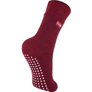 THMO - Indoor Slipper Sokken Met Grijpers Voor Kinderen - Fuchsia - Maat 37-39.5