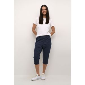 Kaffe - Midnight Marine - Capri Broek - Blauw - Slim-Fit
