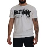 Dolce & Gabbana - Graphic Print - T-shirt - Wit - Korte Mouwen