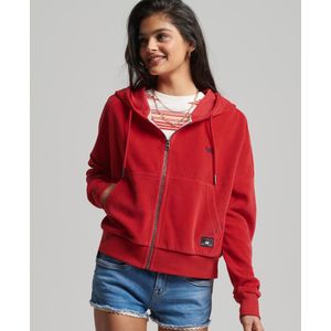 Superdry Korte Vintage Hoodie Met Rits - Dames - Maat 44