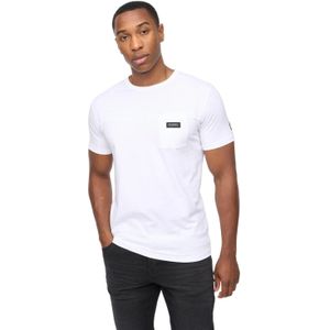 Crosshatch Heren Backdrafts T-Shirt (Wit)