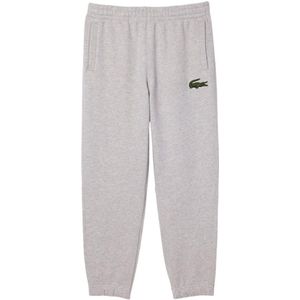 Lacoste Uniseks Organic Cotton Fleece Joggingbroek voor volwassenen (Grijs)