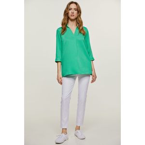 Imprimétops - Groene V Hals Top