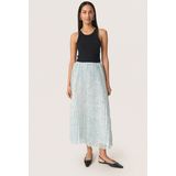 Rok - Multicolour - Regular Fit - Silver Blue Stroke Print