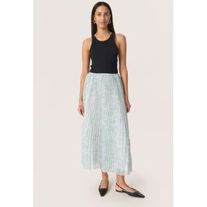 Rok - Multicolour - Regular Fit - Silver Blue Stroke Print
