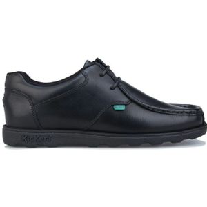 Nieuwe heren/heren zwarte kickers fragma veterende casual schoenen.