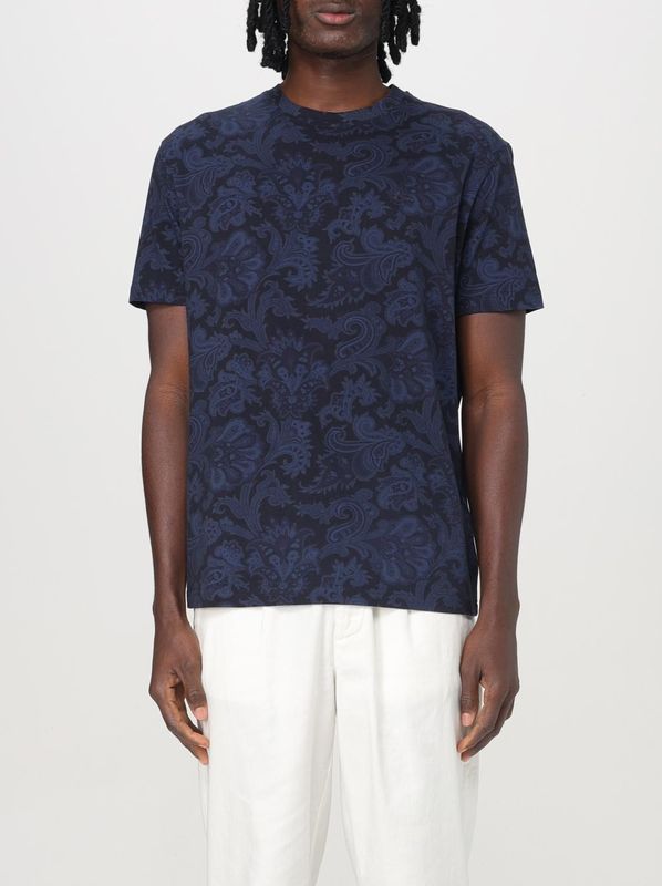 Paisley Print Korte Mouwen T-shirt