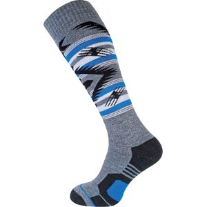 Comodo - Kniehoge technische snowboardsokken - Grijs