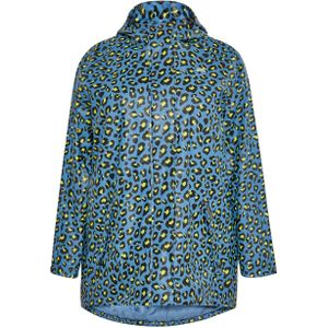 Schmuddelwedda Regenjas Dames Staalblauw limoen Leo