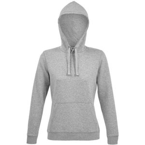 SOLS Dames/Dames Spencer Sweatshirt Met Capuchon (Grijze Mergel) - Maat XS