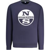 North Sails, Heren, Sweatshirts & Hoodies, Blauw, Maat: S Katoen,