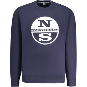 North Sails, Heren, Sweatshirts & Hoodies, Blauw, Maat: S Katoen,