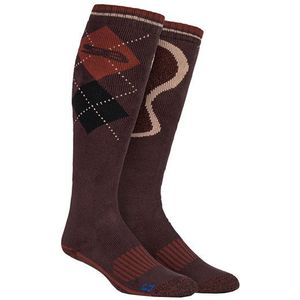 Kniehoge katoenen ruiterlaarssokken voor heren - SBGMS007BRN