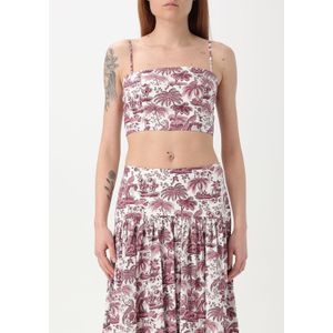 Bedrukte Mouwloze Croptop