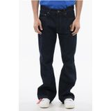 Geborduurde flare-fit 90SLOGO jeans in blauw