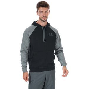 Under Armour - UA Rival - Fleecehoodie - Zwart-Grijs