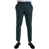 Dolce & Gabbana - Groene Wollen Pantalon - Heren