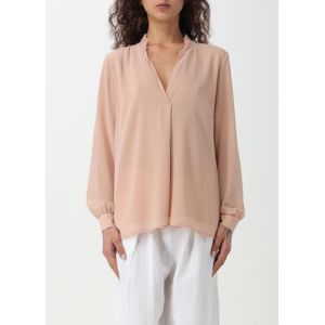 Langarm V-hals Blouse