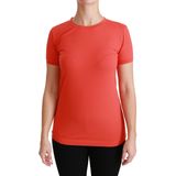 Dolce & Gabbana - Crewneck T-shirt - Rood - Korte Mouwen - 100% Katoen