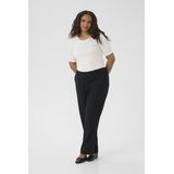 Pants - Regular Fit - Zwart - Damesbroek met Rechte Pijp