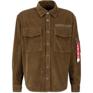 Alpha Industries - Fluwelen Jack - Groen - Katoen