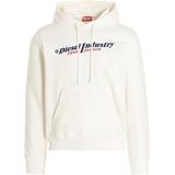 Diesel - Industry Denim Division - Hoodie - Wit - 100% Katoen