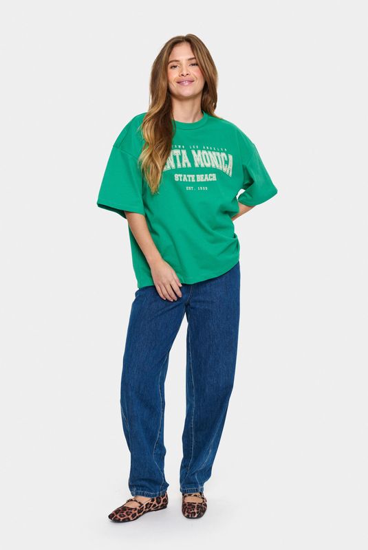 Saint Tropez, Dames, Tops, Groen, Maat: L