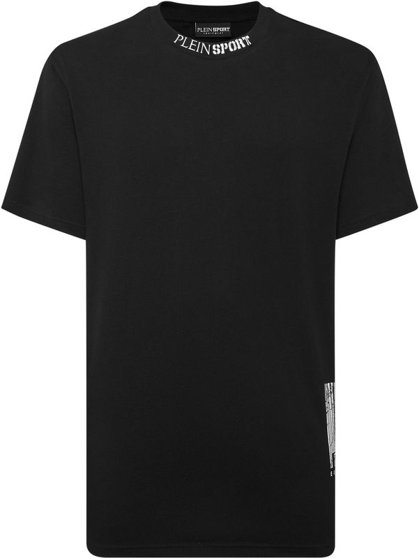 Plein Sport - T-Shirt Ronde Hals Barcode - Zwart - Heren - Katoen