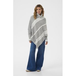 Poncho CRKuma Poncho Loose fit grey white