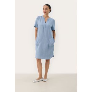 Part Two, Dames, Jurken, Blauw, Maat: S Denim,
