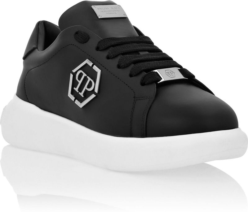 Philipp Plein, unisex, Schoenen, Zwart, Maat: 35 EU Leer,