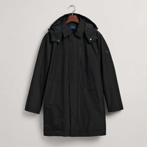 Men's Gant Padded Car Coat in Black