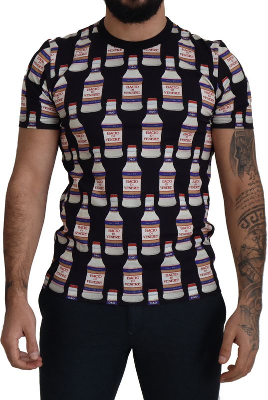Dolce & Gabbana - Bacio Di Venere - T-shirt - Zwart - Katoen
