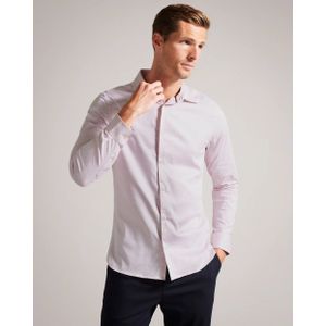 Ted Baker Faenza Heren Geometrisch Shirt met Lange Mouw