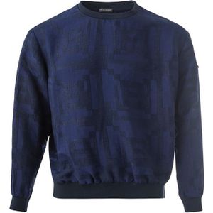 Ronde Hals Sweatshirt Geometrisch Patroon