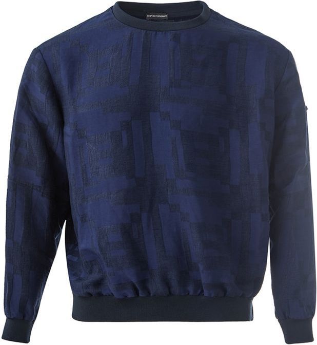 Ronde Hals Sweatshirt Geometrisch Patroon