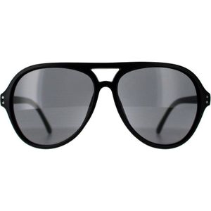 Calvin Klein CK19532S 001 mat zwart grijze zonnebril
