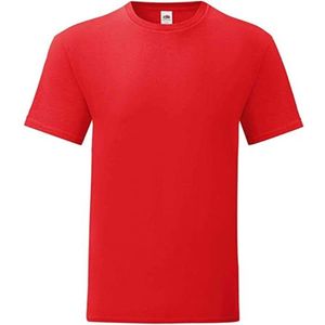 Fruit of the Loom Heren Iconisch 150 T-Shirt (Rood)