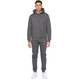 Duck and Cover Heren Merchell Hoodie en Joggers Set (Houtskool mergel)
